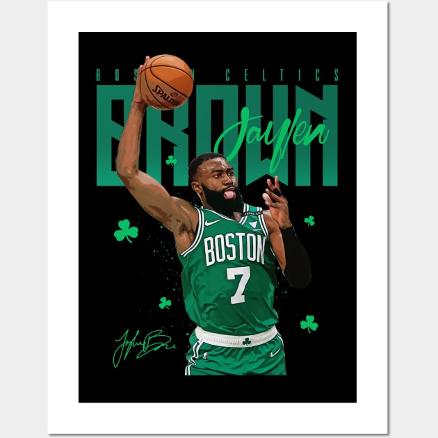 Jaylen Brown Wall Art by Juantamad